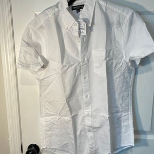 Short sleeve, white J crew shirt
